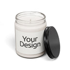 Personalized Soy Candle, Scented Hand-Poured Jar Candle with Custom Label, Gift for Birthdays and Weddings, 8oz
