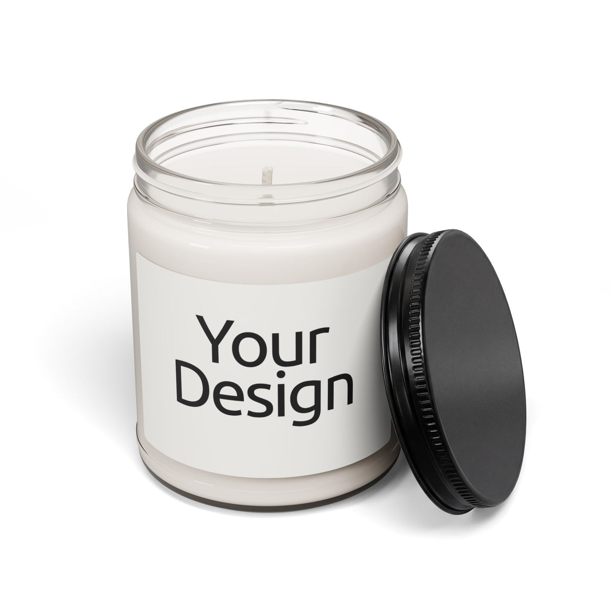 Personalized Soy Candle, Scented Hand-Poured Jar Candle with Custom Label, Gift for Birthdays and Weddings, 8oz