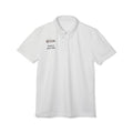 White Polo Shirt — Small 'G' Gothic Print