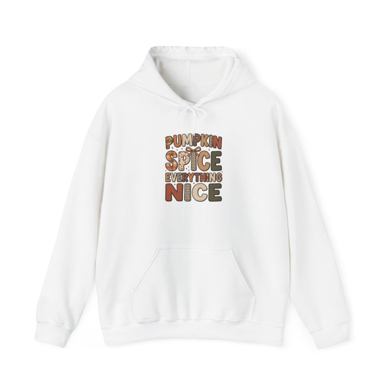 Personalize Fall Hoodie, custom Pumpkin Spice Hoodie, Fall vibes,  Everything Nice Hoodie | Fall Autumn Slogan Sweatshirt
