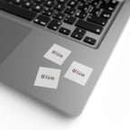 Square Sticker Rolls — Custom "Eram" Logo Label Stickers for Packaging & Branding