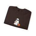 personalized embroidery fall sweater, custom spooky season sweater, Halloween sweater