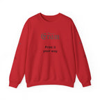Crewneck Sweatshirt — 'Eram' Gothic Logo Print