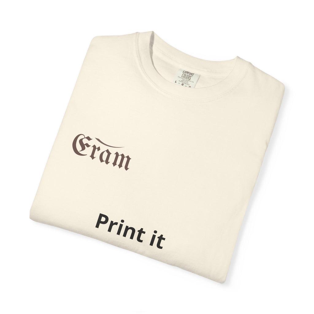 Customizable 'Print It Your Way' Graphic T-Shirt