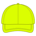 Custom Logo Hi Vis Cap, Reflective Work Hat for Teams and Crews, Adjustable