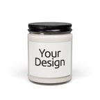 Personalized Soy Candle, Scented Hand-Poured Jar Candle with Custom Label, Gift for Birthdays and Weddings, 8oz