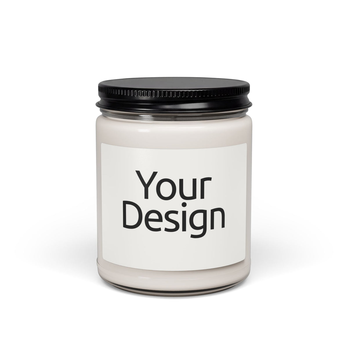 Personalized Soy Candle, Scented Hand-Poured Jar Candle with Custom Label, Gift for Birthdays and Weddings, 8oz