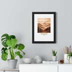 Vertical Framed Poster