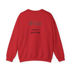 Crewneck Sweatshirt — 'Eram' Gothic Logo Print
