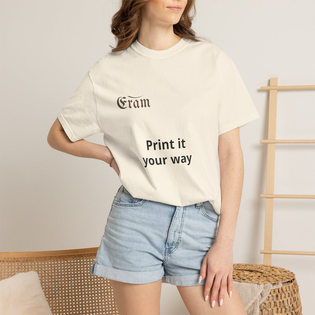 Customizable 'Print It Your Way' Graphic T-Shirt
