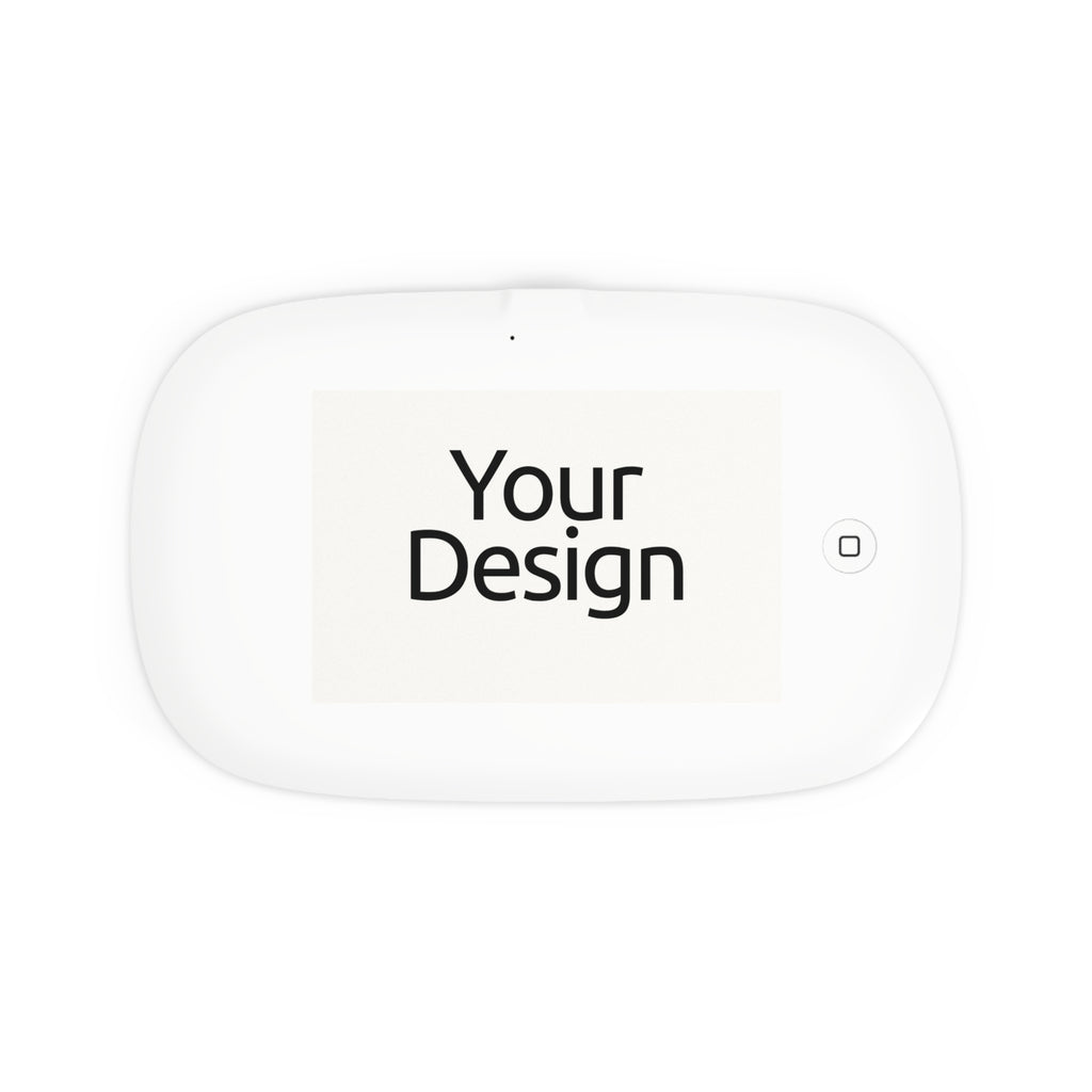 UV Phone Sanitizer Box with Wireless Charger, 2-in-1 Qi Charging Pad, for Home and Office, Fits Most Smartphones