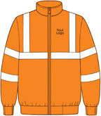 Custom Logo Reflective Safety Jacket, Hi Vis Work Jacket for Teams and Crews, S-6XL