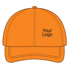 Custom Logo Hi Vis Cap, Reflective Work Hat for Teams and Crews, Adjustable
