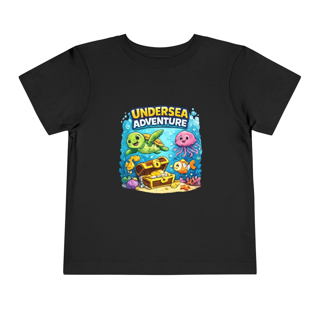 Undersea Adventure Toddler Tee — Cute Ocean Animals & Treasure Chest