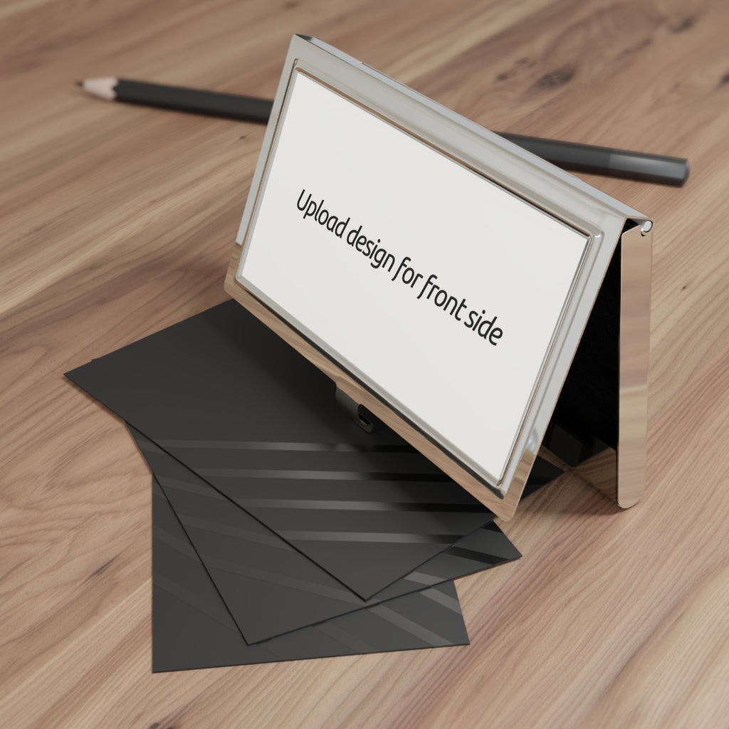 Custom business card holder