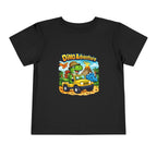 Dino Adventure Toddler Tee — Cute Dinosaur Jeep Graphic Shirt
