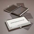 Custom business card holder