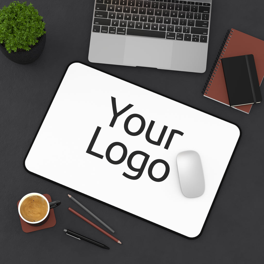 Custom Logo Desk Mat, Large Non-Slip Mouse Pad, for Office and Gaming Setups, 12" × 18" in, 12" × 22"in, 16" × 32" in