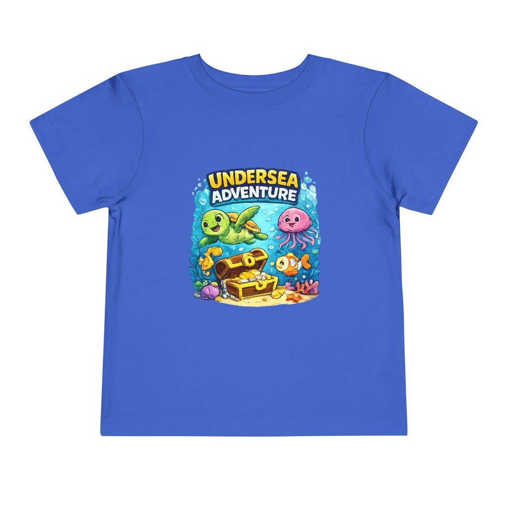 Undersea Adventure Toddler Tee — Cute Ocean Animals & Treasure Chest
