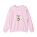 Caffeinate & Chill Crewneck Sweatshirt — Cozy Coffee Lover Pullover
