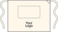 Custom Logo Linen Half Apron, Waist Apron with Pockets, for Cafes, Restaurants and Bartenders, One Size