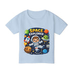 Toddler T-Shirt — Space Explorer Graphic (Astronaut, Planets & Rocket)