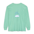 Long Sleeve T-Shirt — "Soft Plans Club" Cute Cloud Graphic