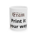 Customizable Ceramic Mug – 'Print It Your Way' Personalized Coffee Cup (11oz & 15oz)