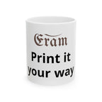 Customizable Ceramic Mug – 'Print It Your Way' Personalized Coffee Cup (11oz & 15oz)