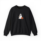 personalized embroidery fall sweater, custom spooky season sweater, Halloween sweater