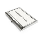 Custom business card holder