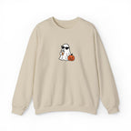 personalized embroidery fall sweater, custom spooky season sweater, Halloween sweater