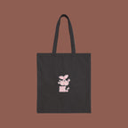 Cherry Sketch Cotton Tote Bag — 'sweet days ahead' Eco Canvas Shopper