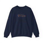 Crewneck Sweatshirt — 'Eram' Gothic Logo Print