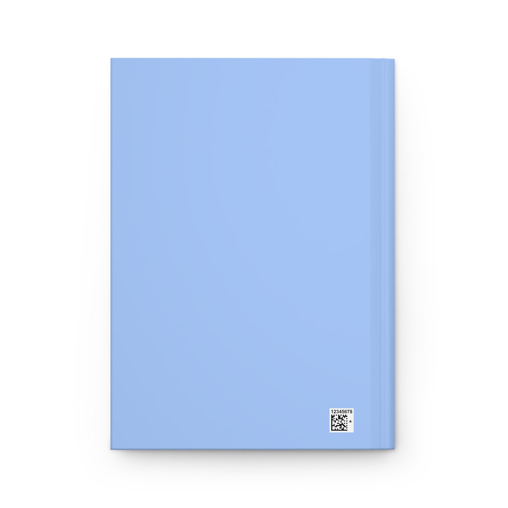 Soft Plans Club Hardcover Journal — Kawaii Cloud Notebook for Gentle Planning & Self-Care