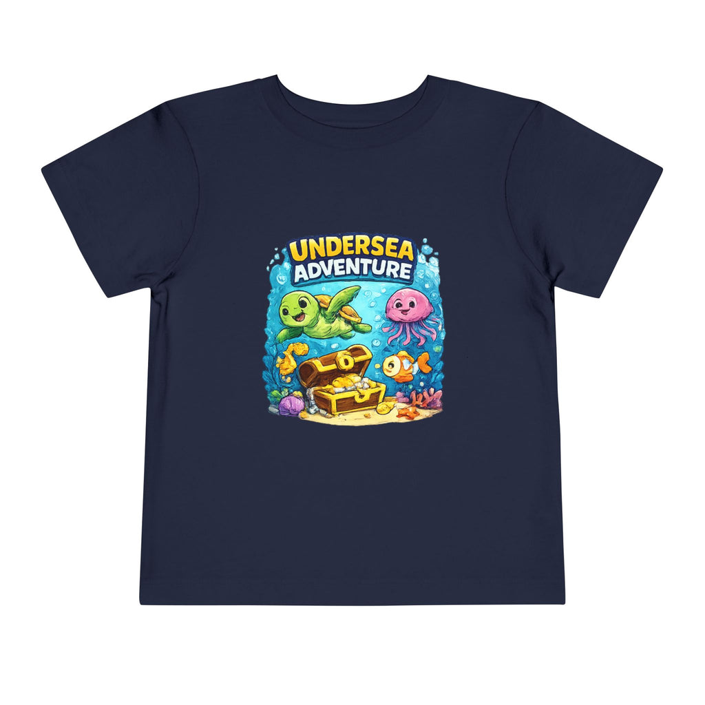 Undersea Adventure Toddler Tee — Cute Ocean Animals & Treasure Chest