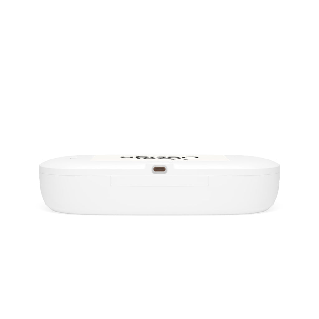 UV Phone Sanitizer Box with Wireless Charger, 2-in-1 Qi Charging Pad, for Home and Office, Fits Most Smartphones