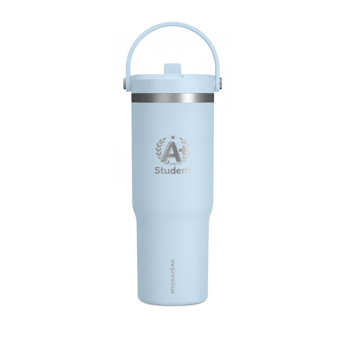 Student A+ Floral Tumbler 32oz — Insulated Travel Water Bottle