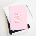 Pink Cherry "Sweet Steps Ahead" Ruled Journal