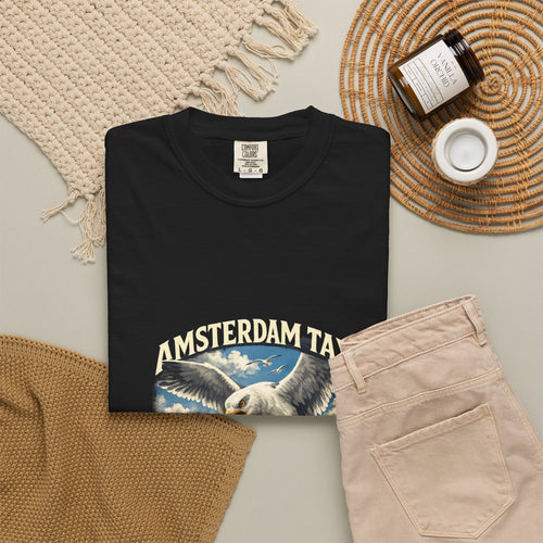 Amsterdam Tax Graphic T-Shirt — "Paying the Price" Vintage Dove Design