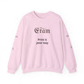 Crewneck Sweatshirt — 'Eram' Gothic Logo Print