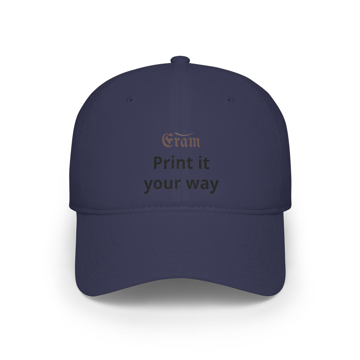 Low Profile Baseball Cap - Custom 'Print It Your Way' Embroidered Red Hat