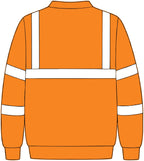 Custom Logo Reflective Safety Jacket, Hi Vis Work Jacket for Teams and Crews, S-6XL