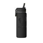 20oz Pink 'School is My Side Quest' Mini Water Bottle - Straw Top, Cute Student Hydration Bottle