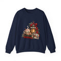 Cozy Holiday Lantern Christmas Sweatshirt — Vintage Winter Scene Crewneck