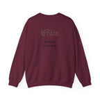 Crewneck Sweatshirt — 'Eram' Gothic Logo Print