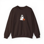 personalized embroidery fall sweater, custom spooky season sweater, Halloween sweater