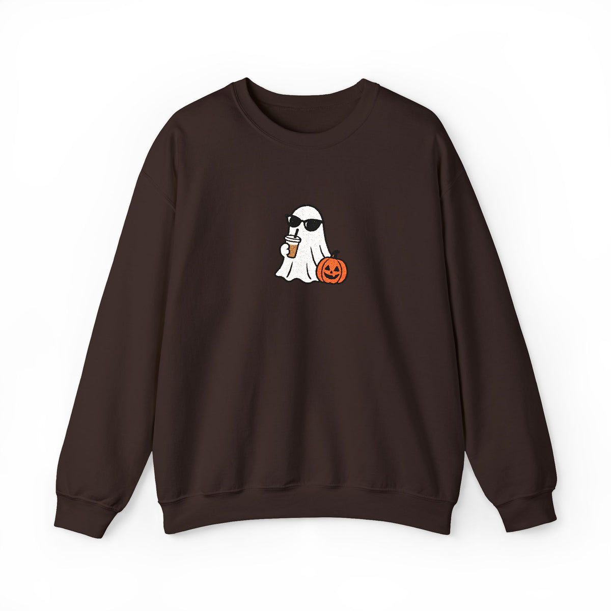 personalized embroidery fall sweater, custom spooky season sweater, Halloween sweater