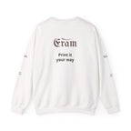 Crewneck Sweatshirt — 'Eram' Gothic Logo Print