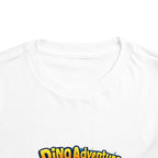 Dino Adventure Toddler Tee — Cute Dinosaur Jeep Graphic Shirt